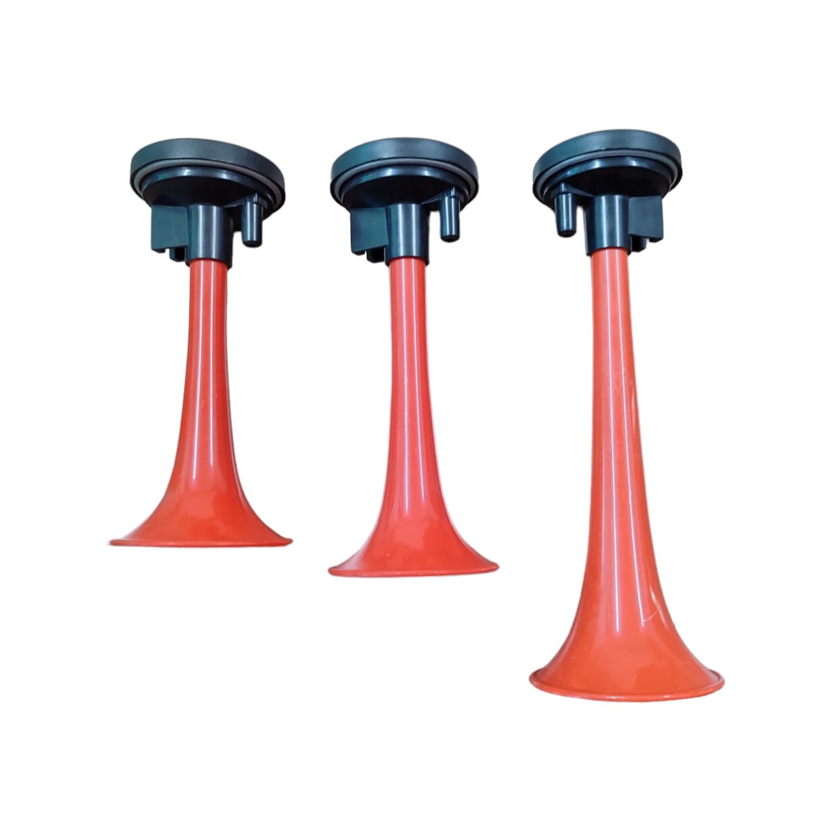 Buzina 3 Cornetas a Ar Verdureiro Vermelha Caminhão Truck