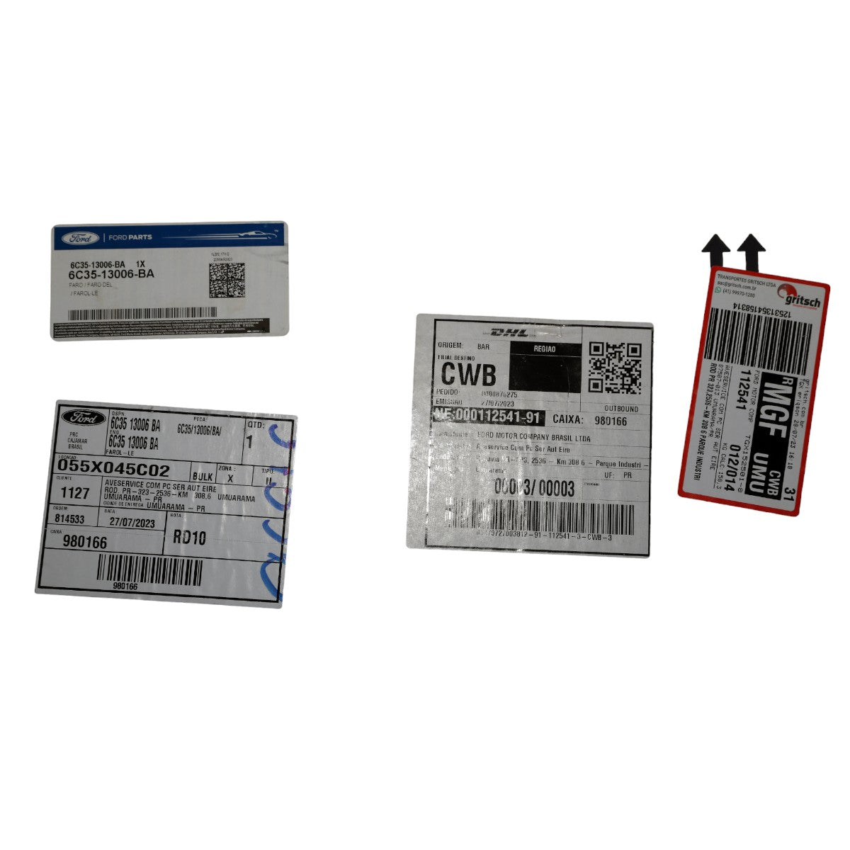 Farol Original Ford Lado Esquerdo F-250 F-350 F4000