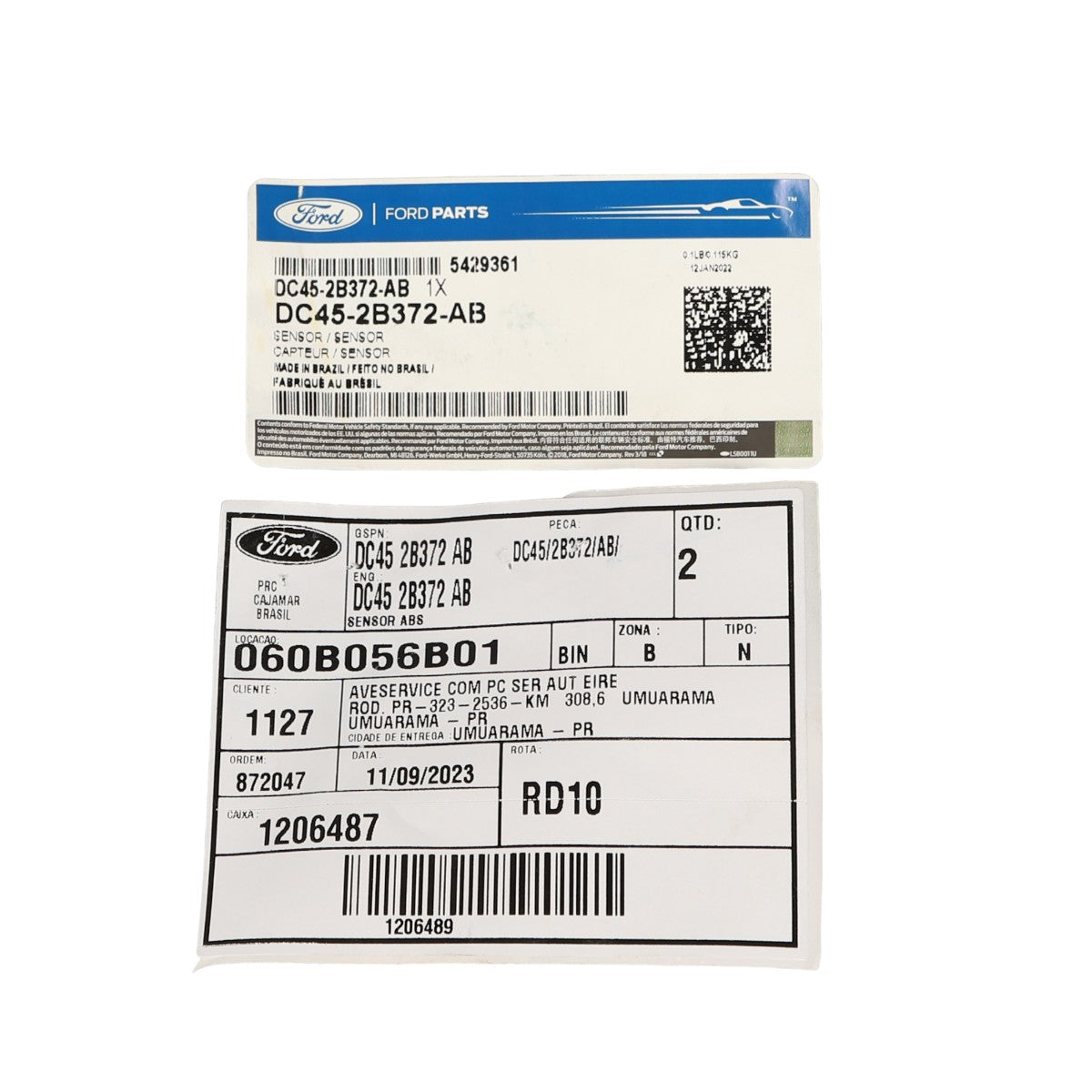 Sensor ABS Traseiro Original Ford Cargo 1731/2431/2631