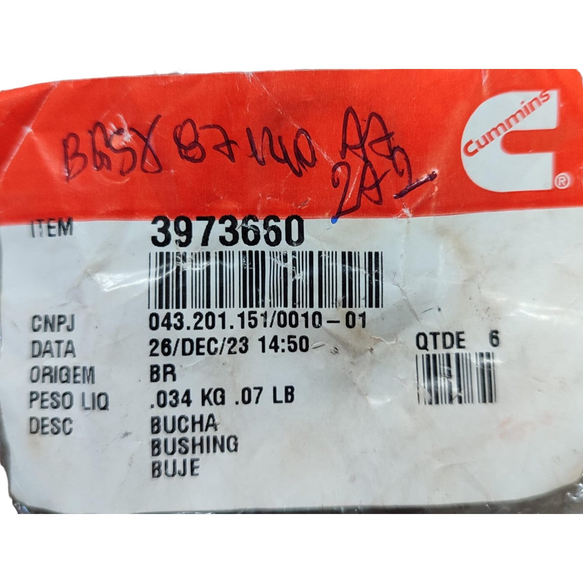 Bucha do Suporte do Alternador Ford F250 2006 a 2012 Original