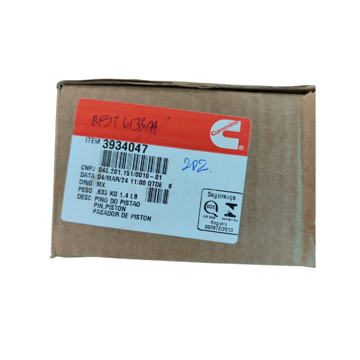 Pino Pistão Motor Ford Novo Cargo Original Cummins