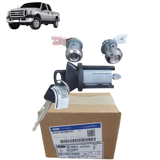 Jogo Cilindro Ignição Portas com Chaves Ford F250 F350 F4000 F12000