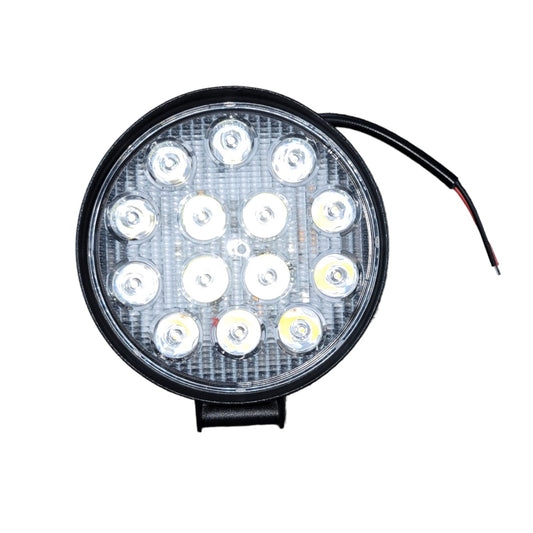 Farol Milha LED Redondo Worklight ASX 14 LEDs 12/24V com Suporte