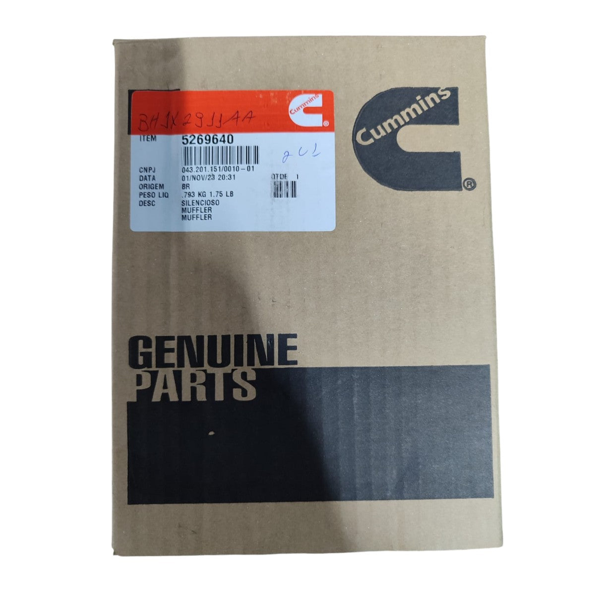 Silencioso do Compressor de Ar Cummins Ford Cargo Original