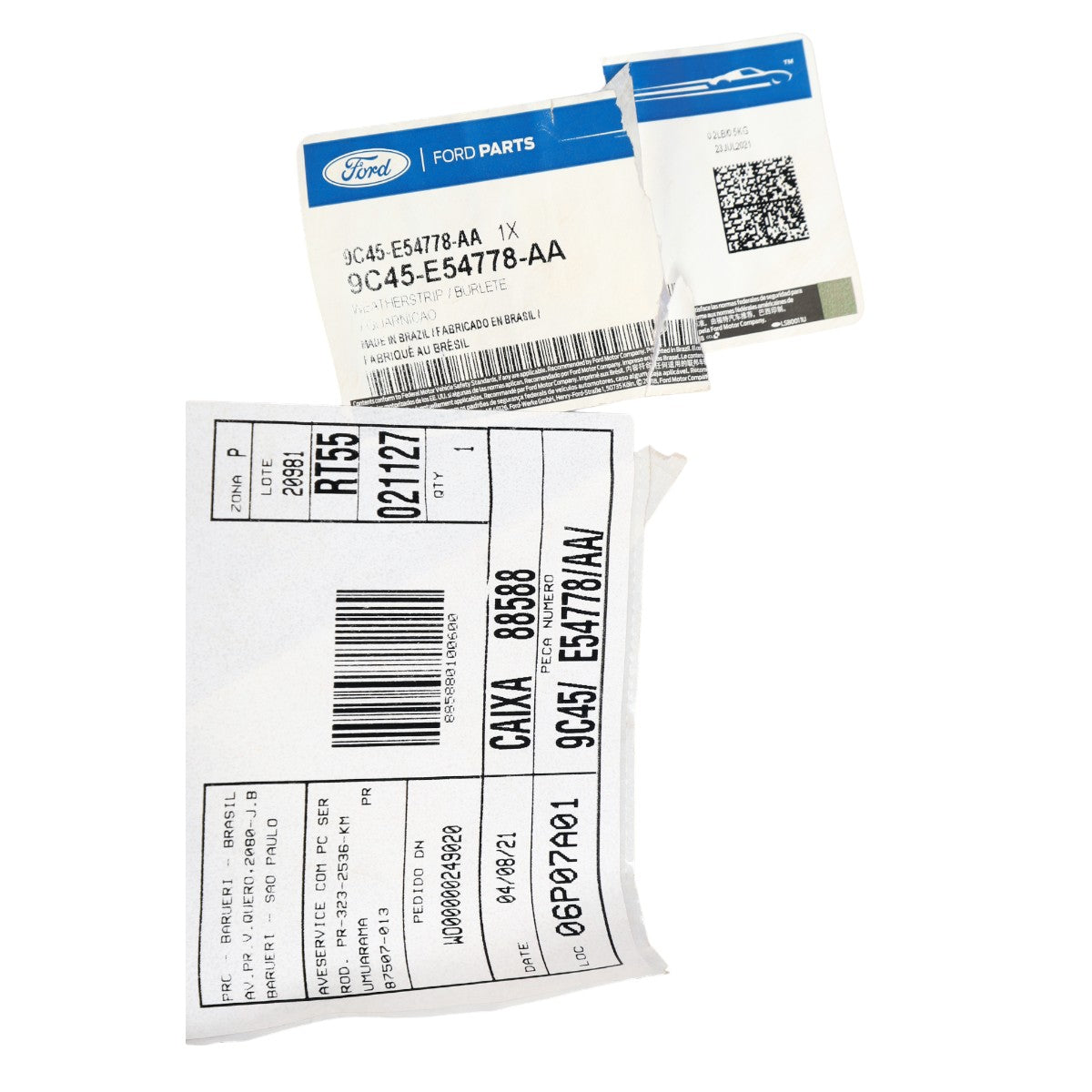 Guarnição da Abertura do Teto Ford Cargo Original