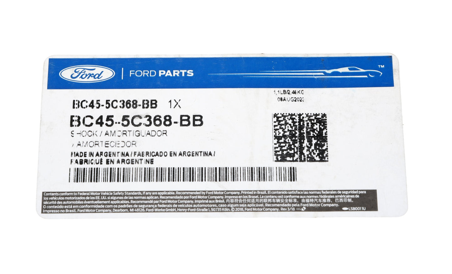 Amortecedor Cabine Leito Dianteiro Original Ford Cargo