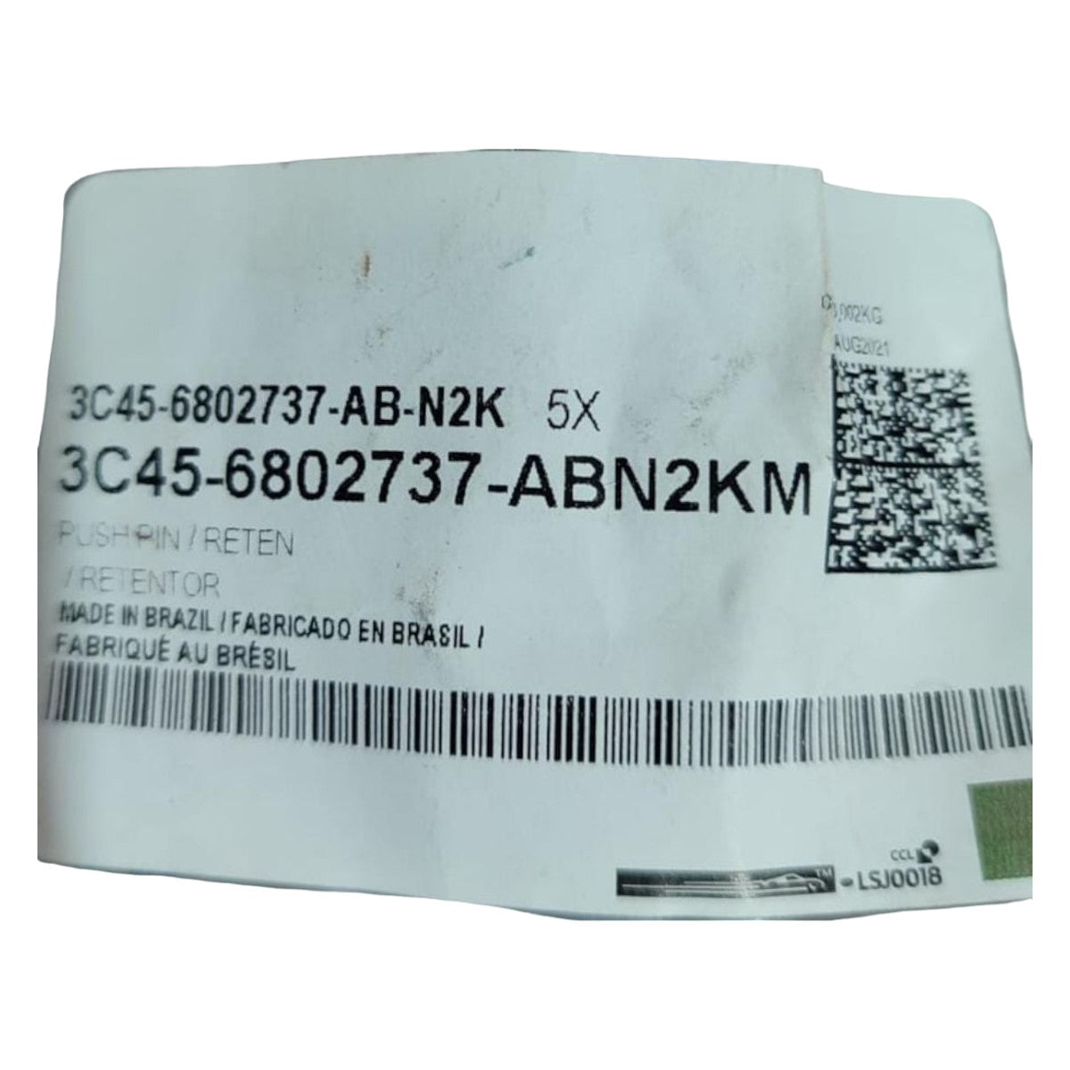 Presilha Retentor Forro Traseiro Teto Ford Cargo Original