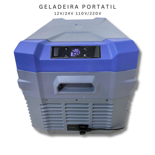 Geladeira Portátil 30L 12V 24V 110V 220V: Conforto e Tecnologia para a Estrada