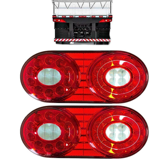 Mais Visibilidade e Segurança: Par Lanterna Randon Refil Traseira 12/24V Bivolt