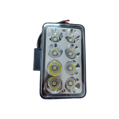 Farol Auxiliar Worklight 4x6 Polegadas Universal 8 LEDs 24W Bivolt