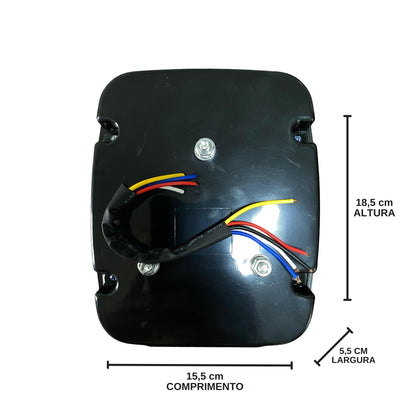 PAR LANTERNA TRASEIRA MARMITÃO LED 12-24V FORD CARGO