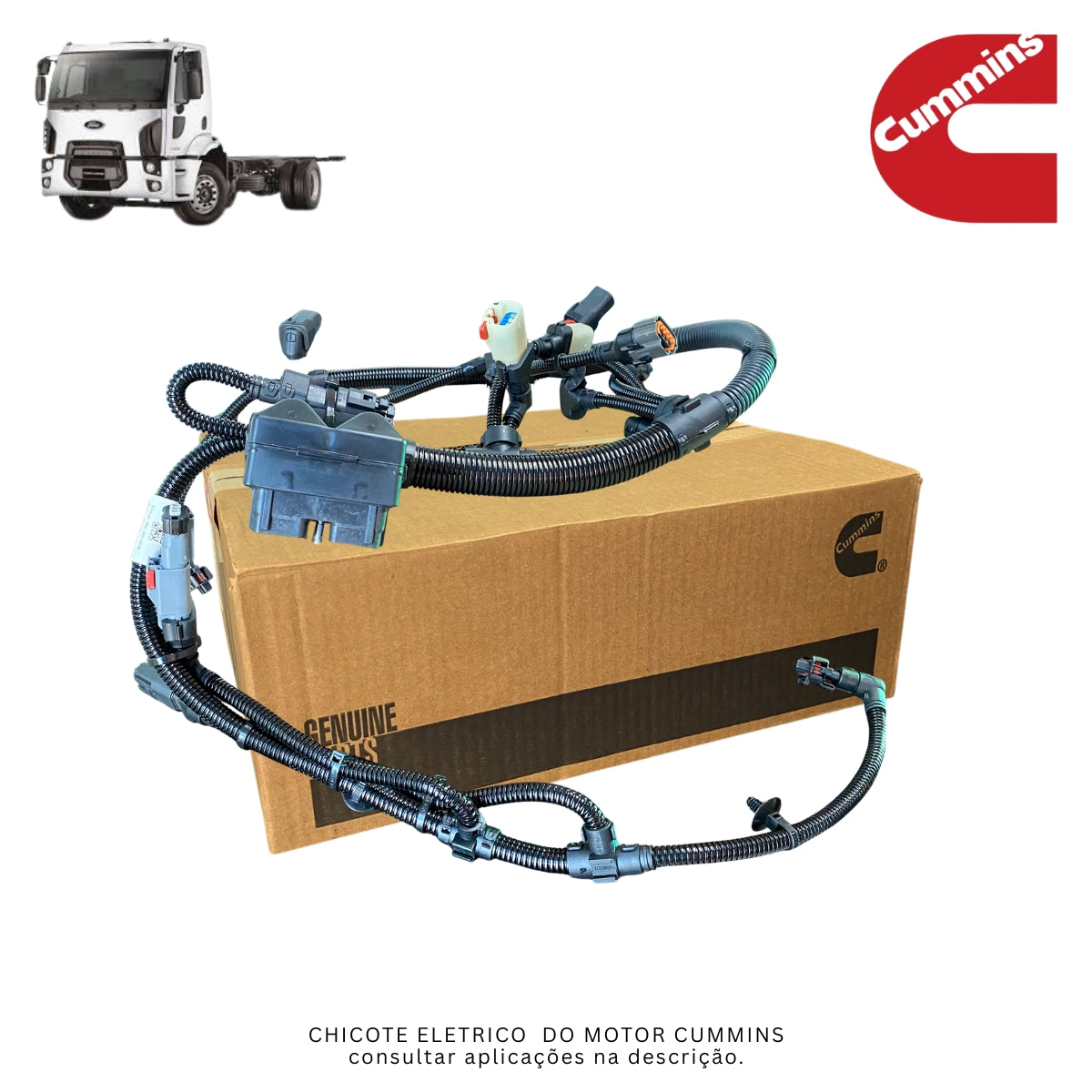 Chicote Eletrico Ecm Motor Cummins Isb 4.5 4 Cilindros