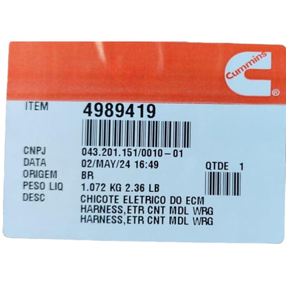 Chicote Eletrico Ford Cargo Original