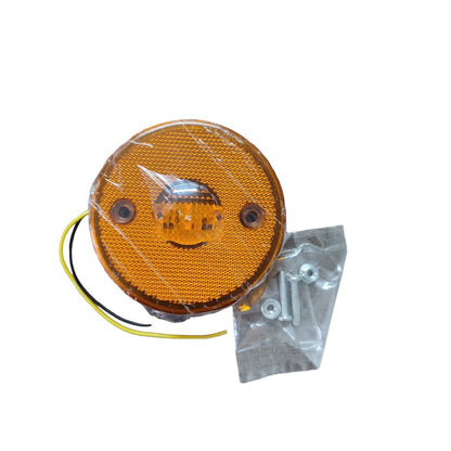 Lanterna Lateral Led Carreta Caminhão 85mm Bivolt Ambar