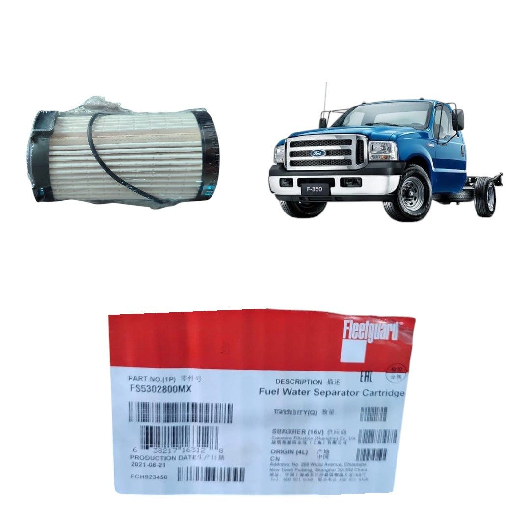 Filtro Combustível Diesel F350 F4000 Fleetguard Original