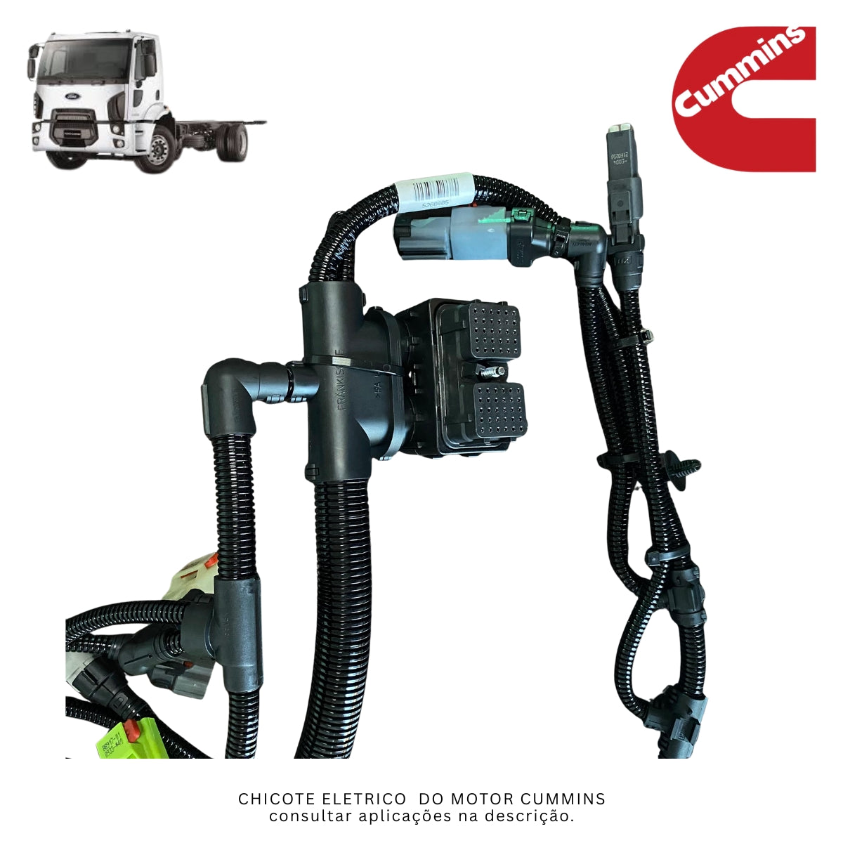 Chicote Eletrico Ecm Motor Cummins Isb 4.5 4 Cilindros