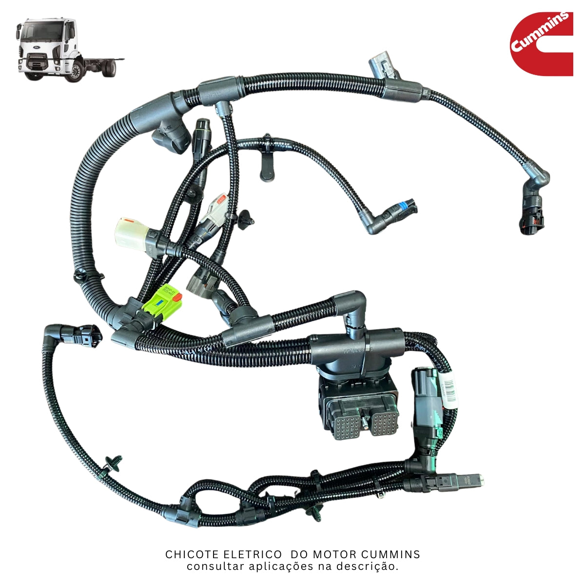 Chicote Eletrico Ecm Motor Cummins Isb 4.5 4 Cilindros