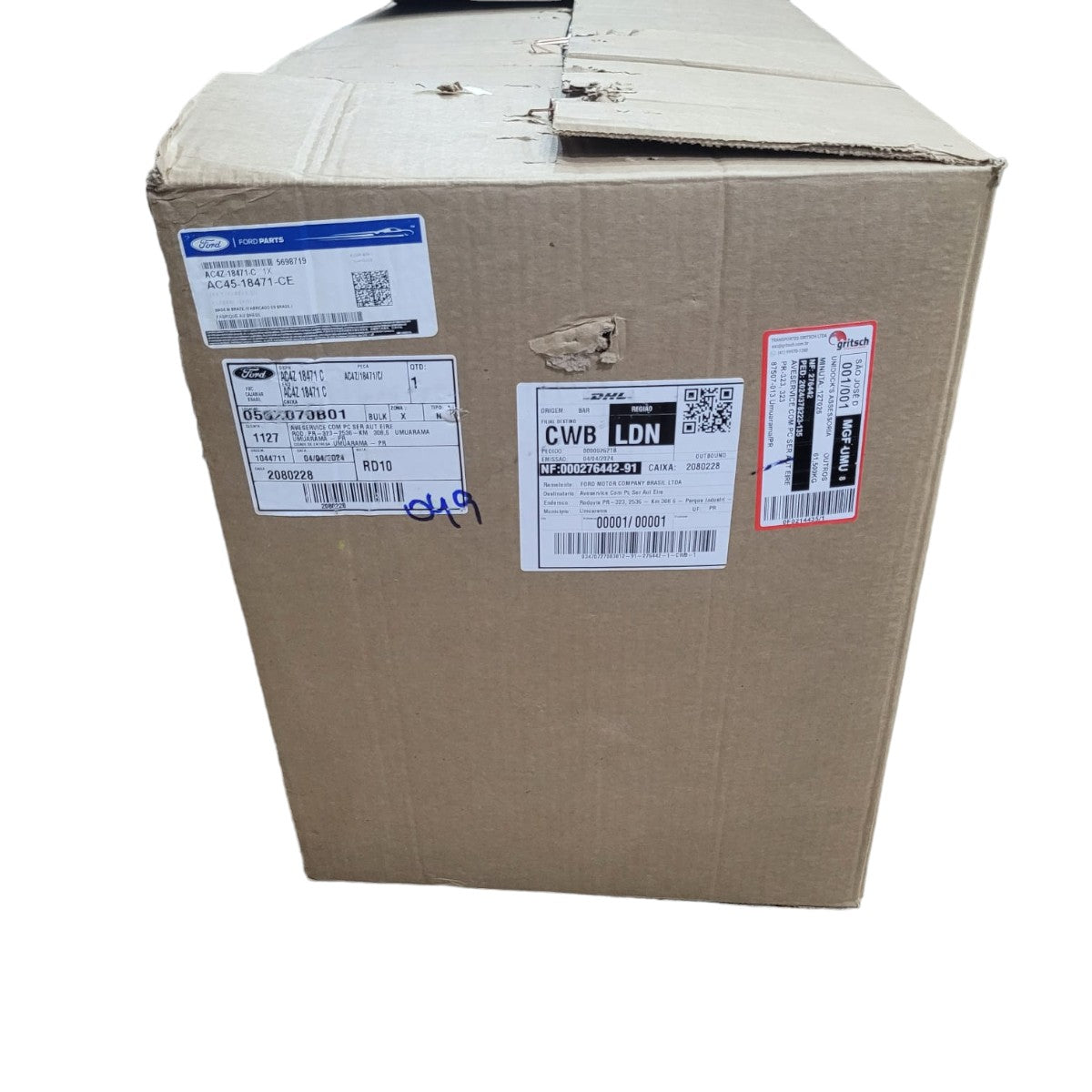 Caixa de Ventilação do Ar Condicionado 12V Ford Cargo 816/1119