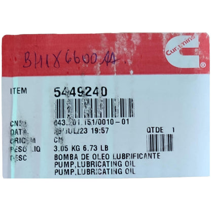 Bomba de Óleo Motor Cummins ISC 8.3 8.9 Original