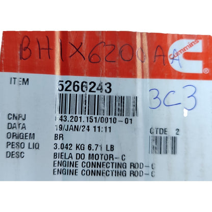 Biela do Motor Ford Cargo Cummins 8.3 Original 5266243