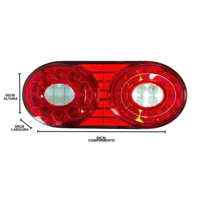 LANTERNA RANDON REFIL TRASEIRA LED 12/24V DIREITA