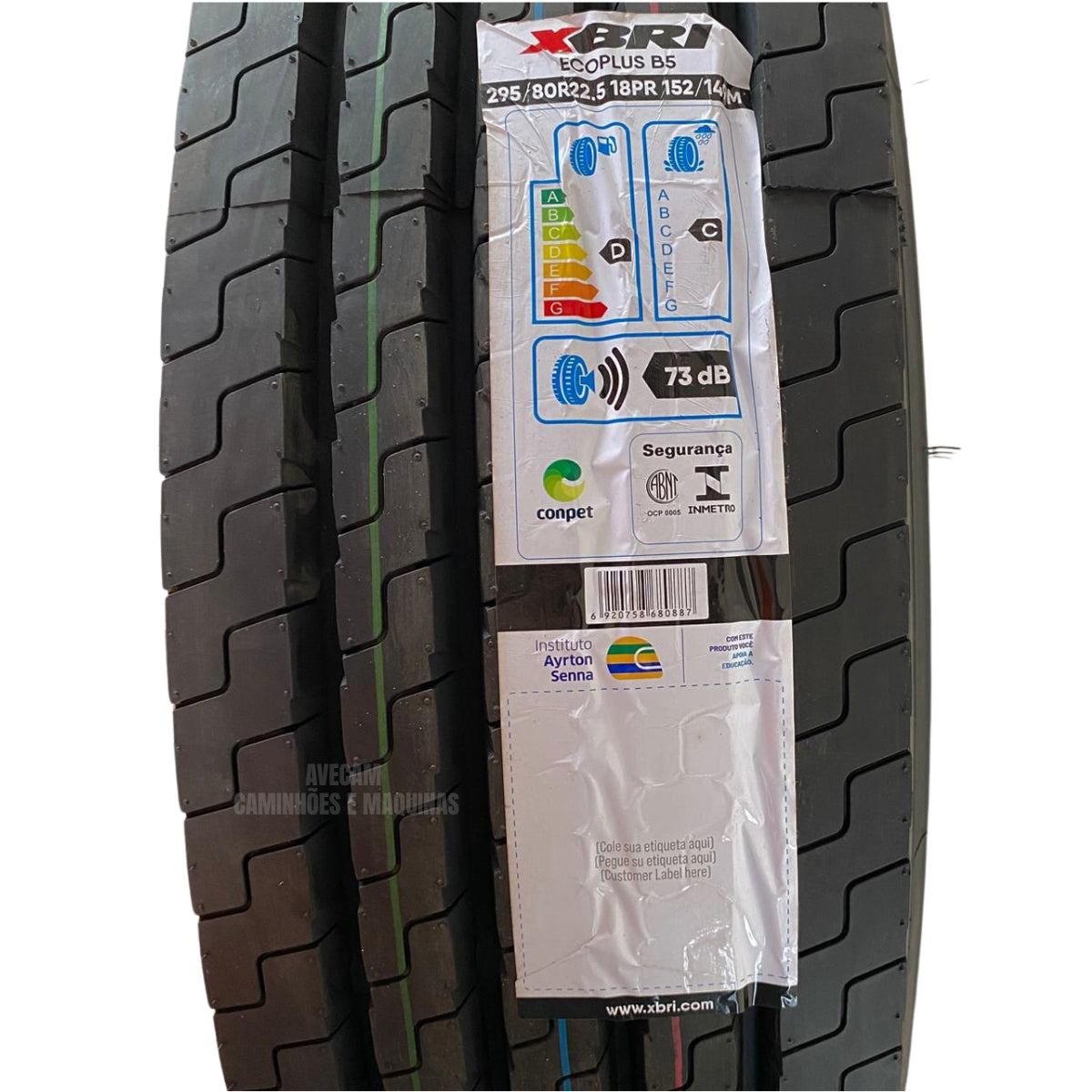 Pneu XBRI ECOPLUS B5 295/80R22.5 18PR Rodoviário